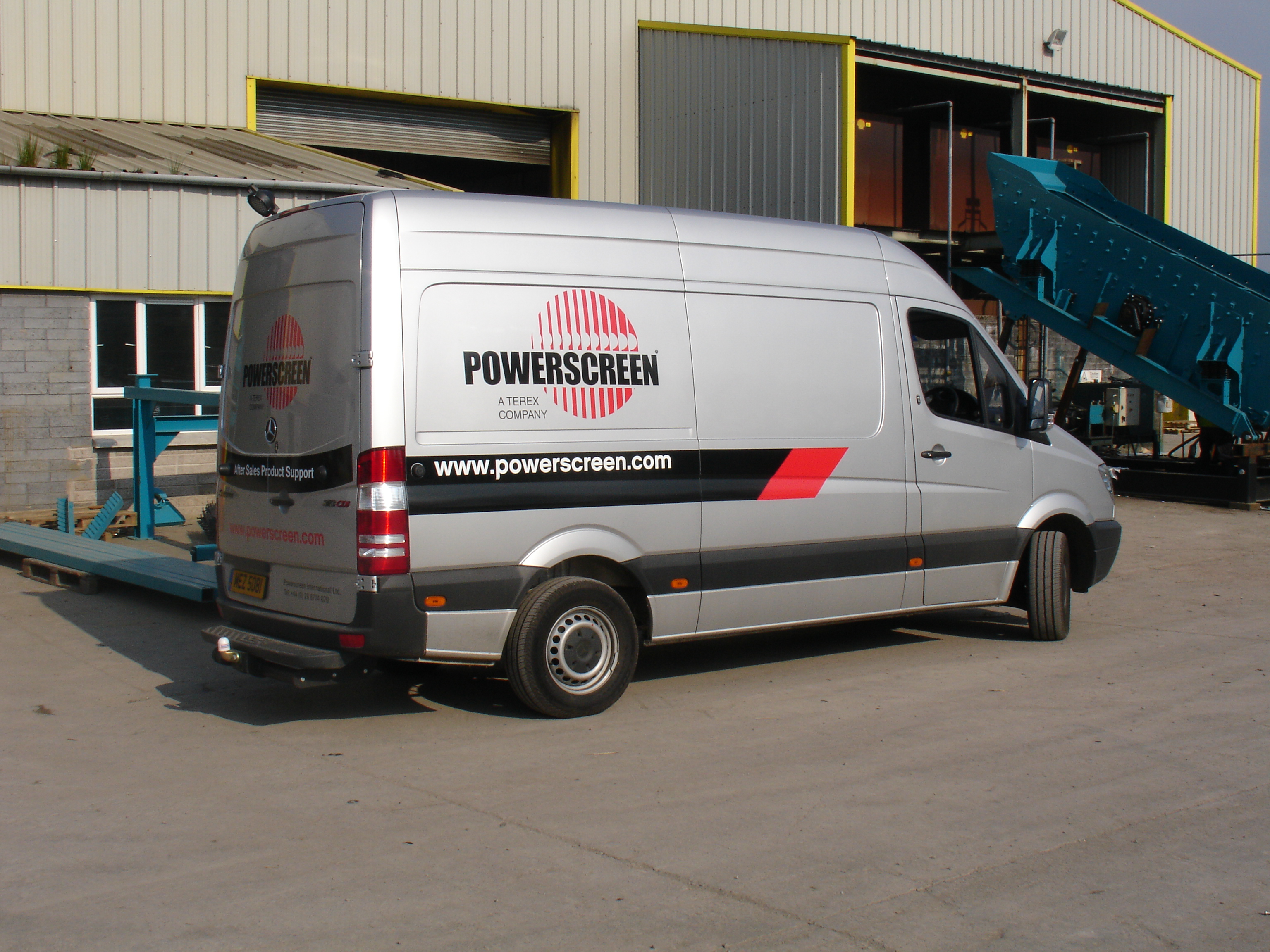 Powerscreen Service Van