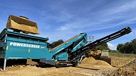 Brett Aggregates take Chieftain 1700X mobile screener from Blue Group
